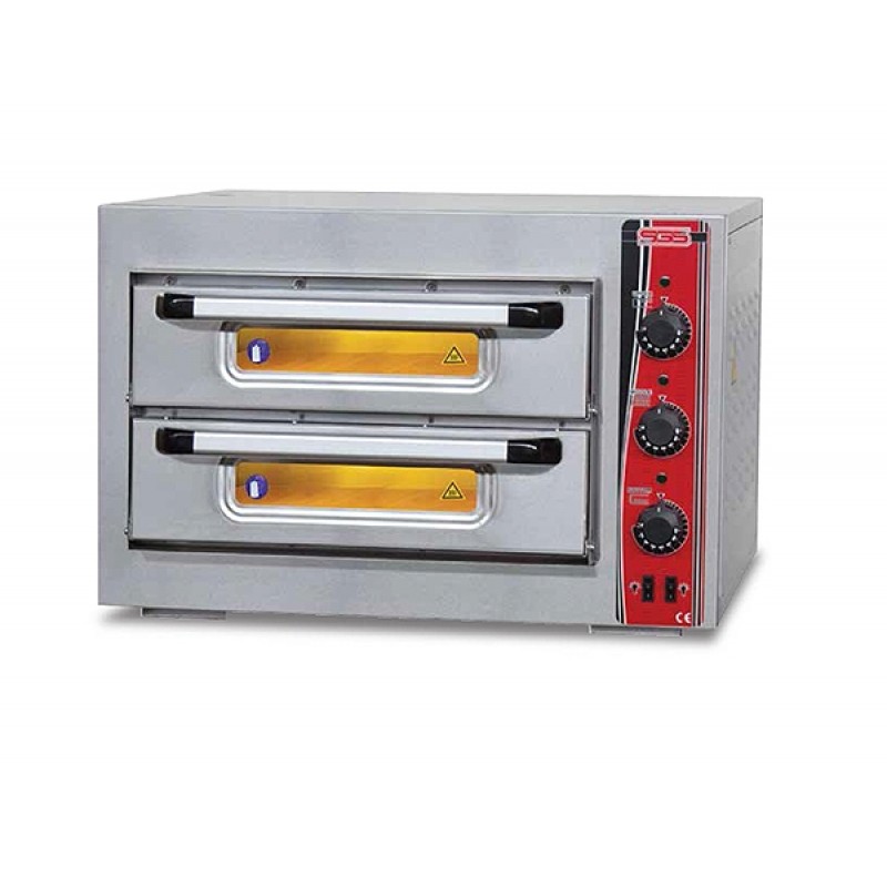 Печь для пиццы однокамерная, крашеная,  внутренние стенки - аллюминированный металл, керамический под,  температурный режим +30+400С,  размер камеры  620х920х150 мм, на 6 пицц диам 30 см.